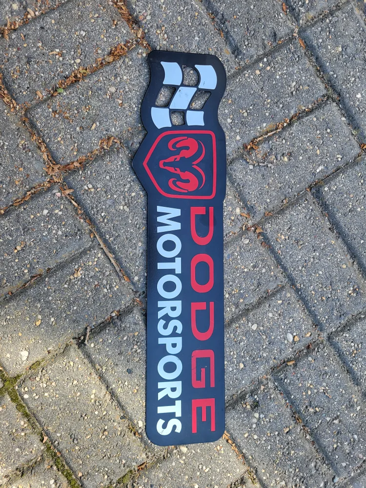 Dodge Motorsports Metal Sign thumbnail