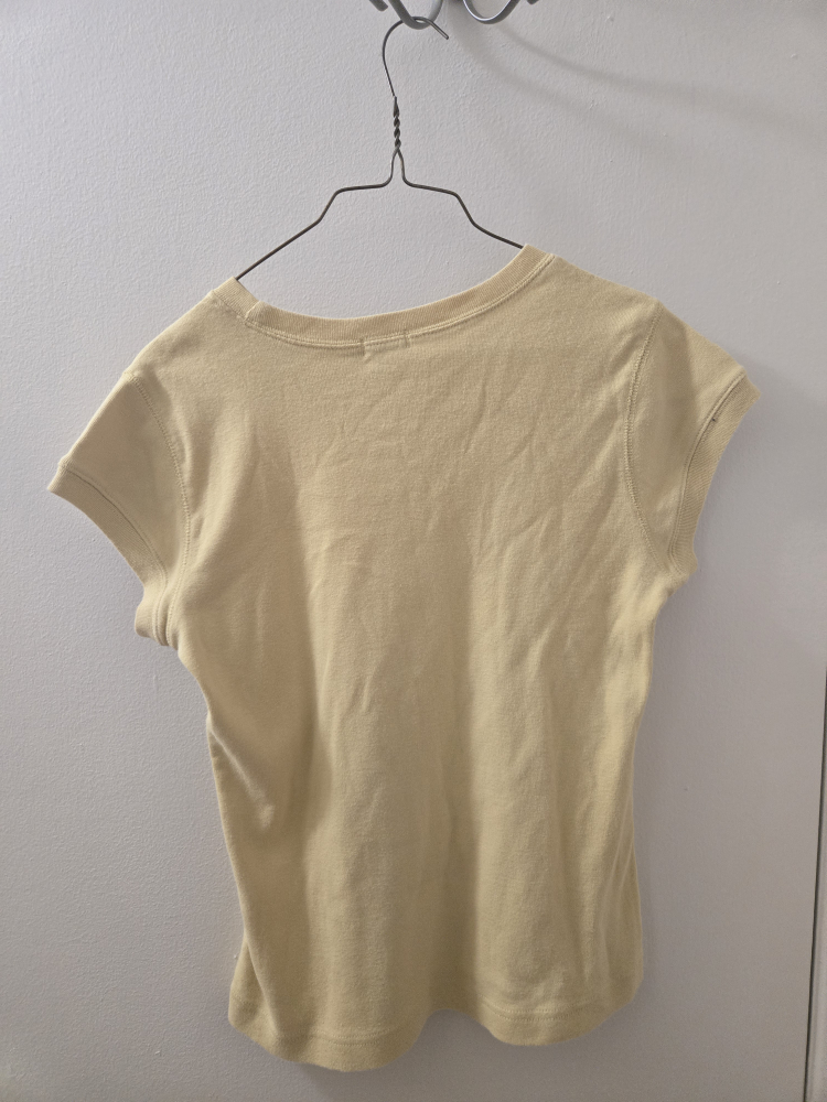 TNA Aritzia Yellow T-Shirt Size L - photo 4