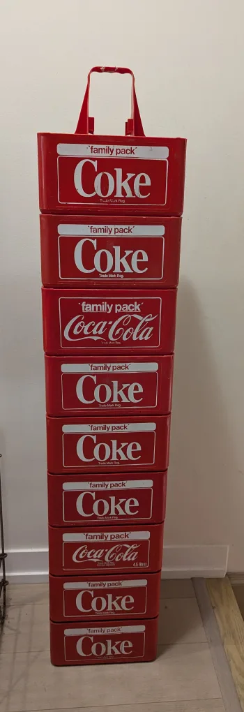 Vintage Coca Cola Family Pack Crates - Set of 9 image indicator(4)