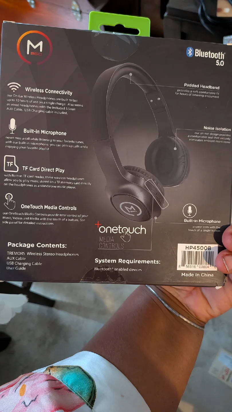 Morpheus 360° Tremors On-Ear Wireless Headphones - New image indicator(2)
