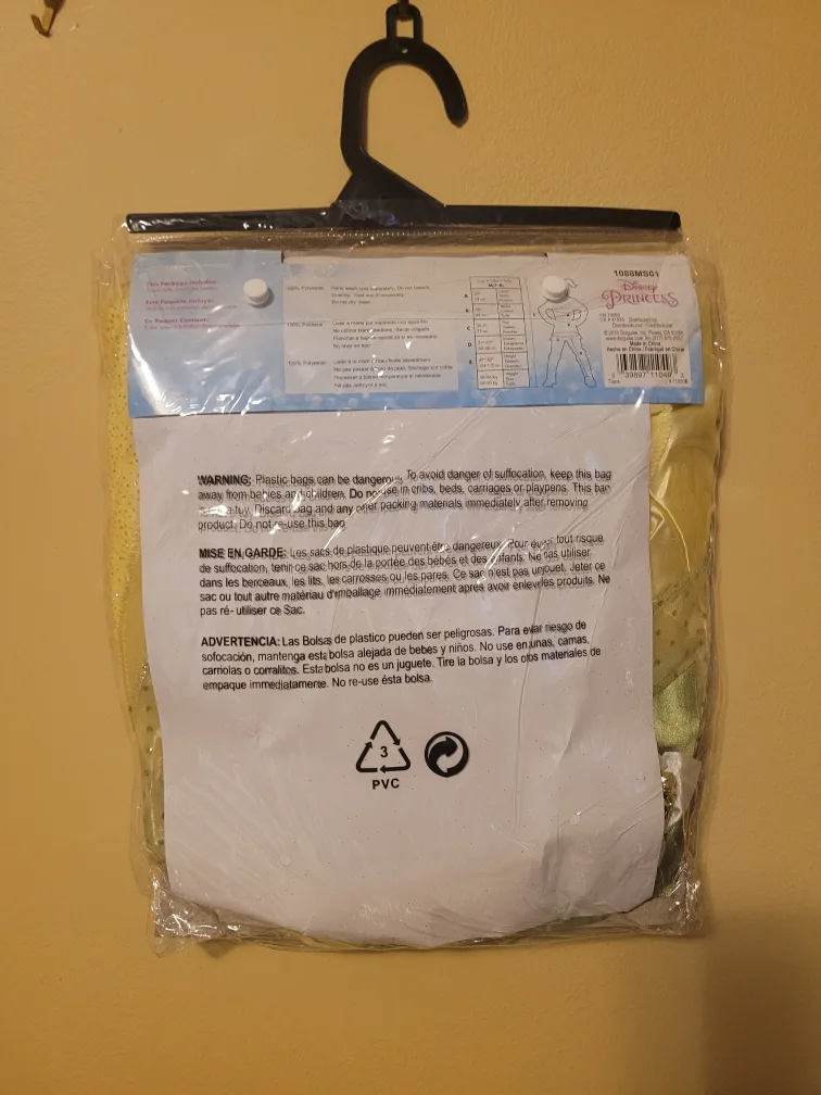 Halloween Princess Tiana Costume - Size M (7-8) image indicator(3)