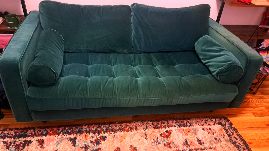 Article Sven 72" Tufted Velvet Loveseat