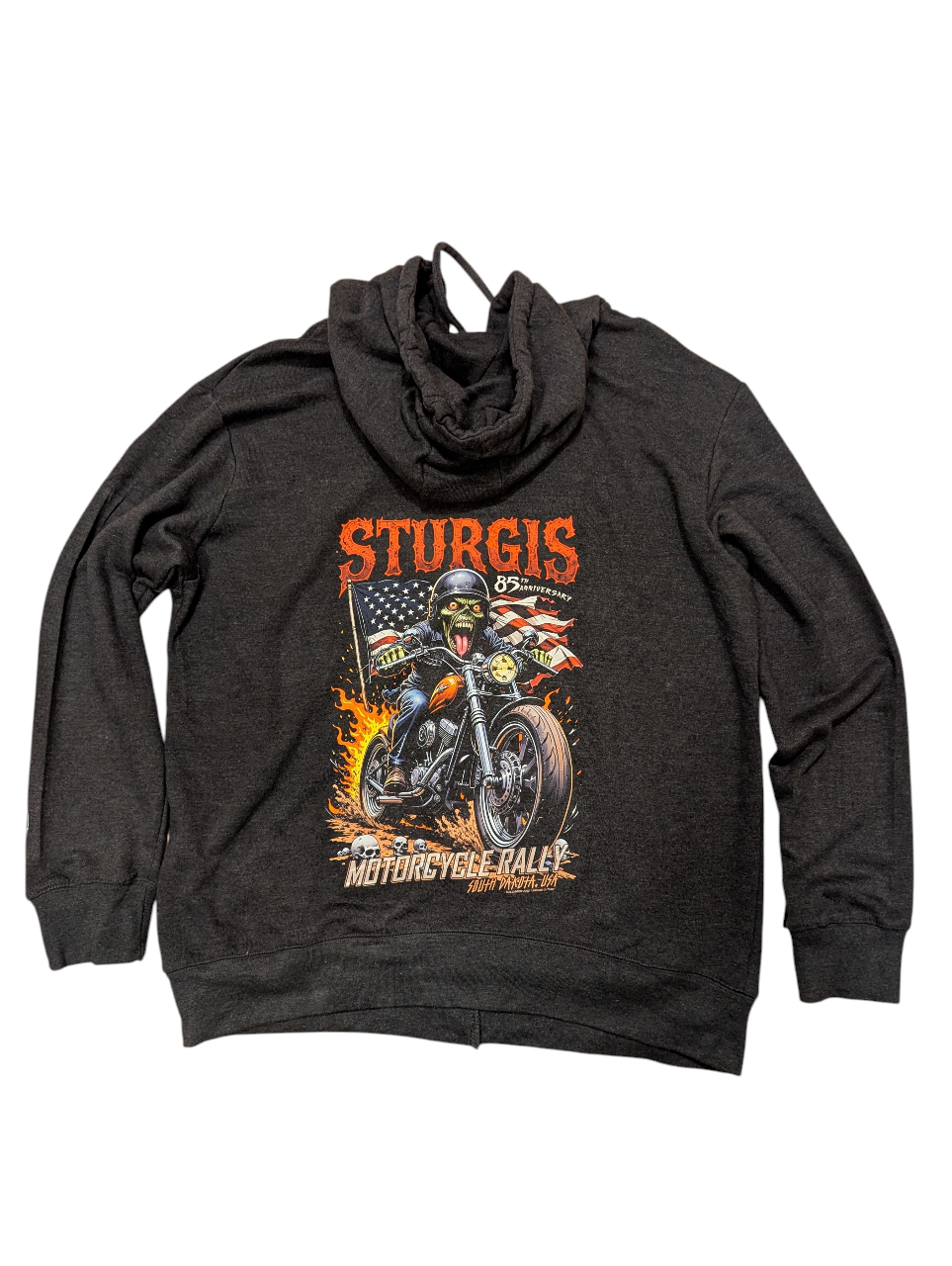 🔥 LAST ONE: NEW mens XL STURGIS RALLY 2025 grey hoodie