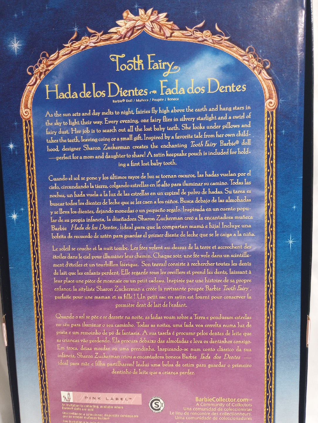 Barbie Tooth Fairy Doll Pink Label - photo 3