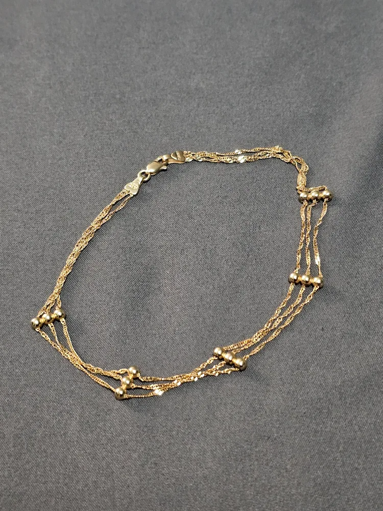 14K Gold Bracelet, 9 inches thumbnail