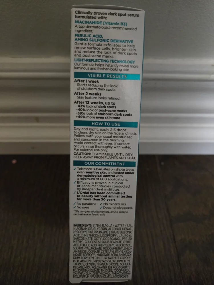 L'Oreal Paris Bright Reveal 12% Niacinamide Serum image indicator(2)