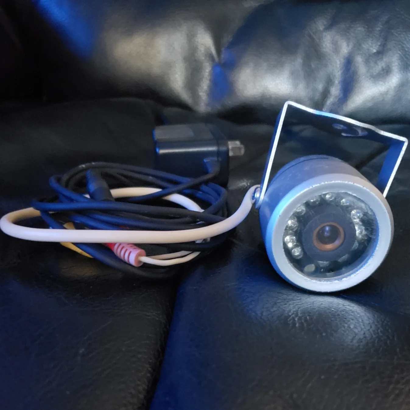 Wired Inferred night vision Security Camera and Power Adapter. thumbnail