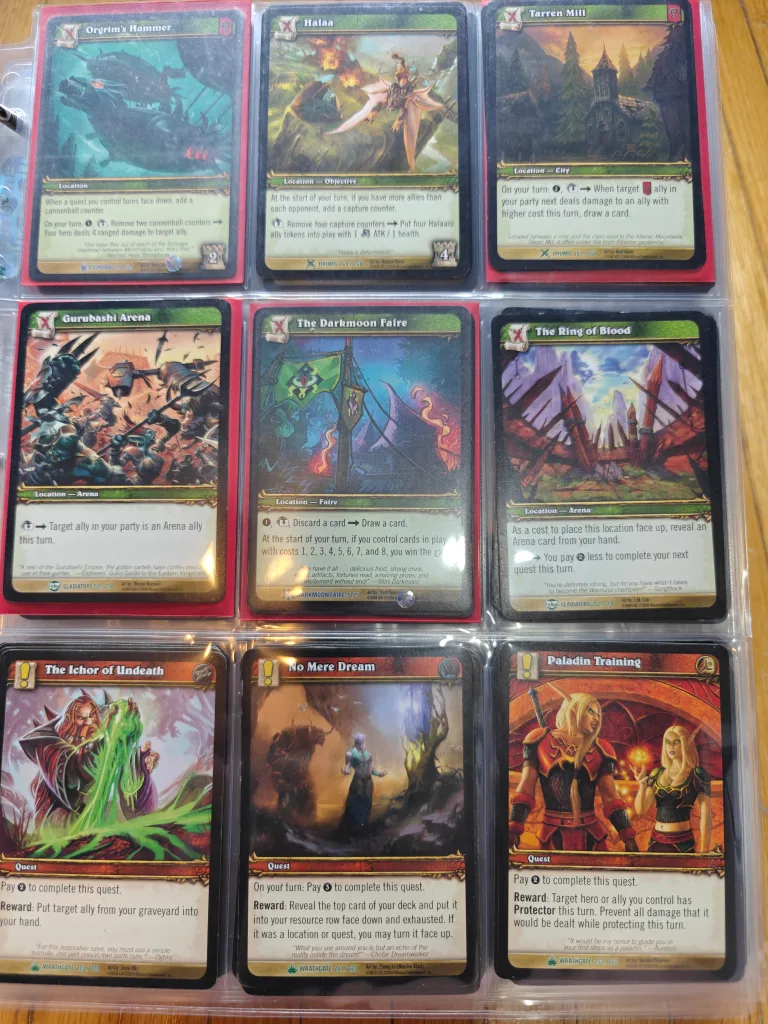 World of Warcraft TCG Cards (Locations Quests & Neutral) image indicator(5)