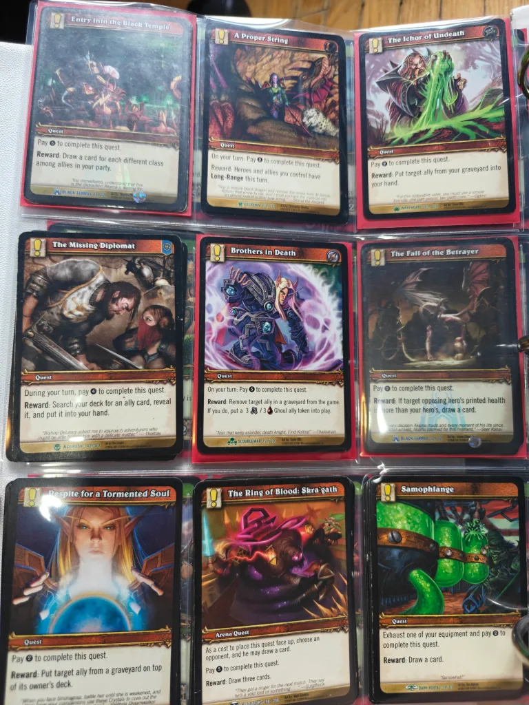 World of Warcraft TCG Cards (Locations Quests & Neutral) image indicator(6)