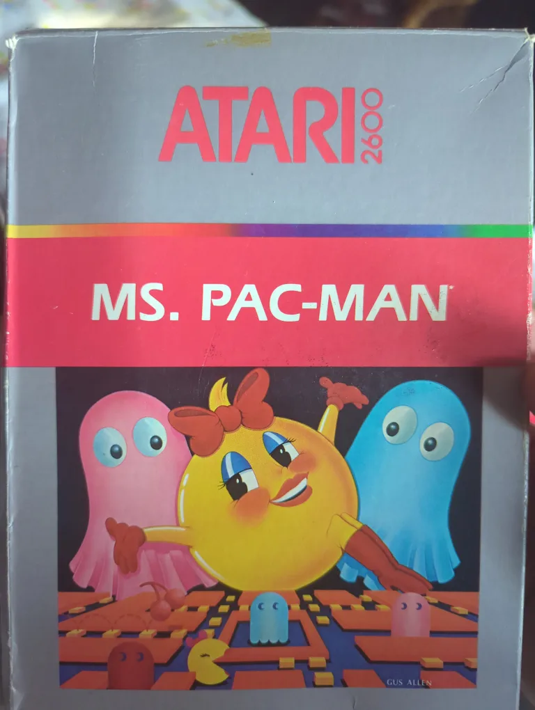 Atari 2600 Ms. Pac-Man Game Cartridge thumbnail