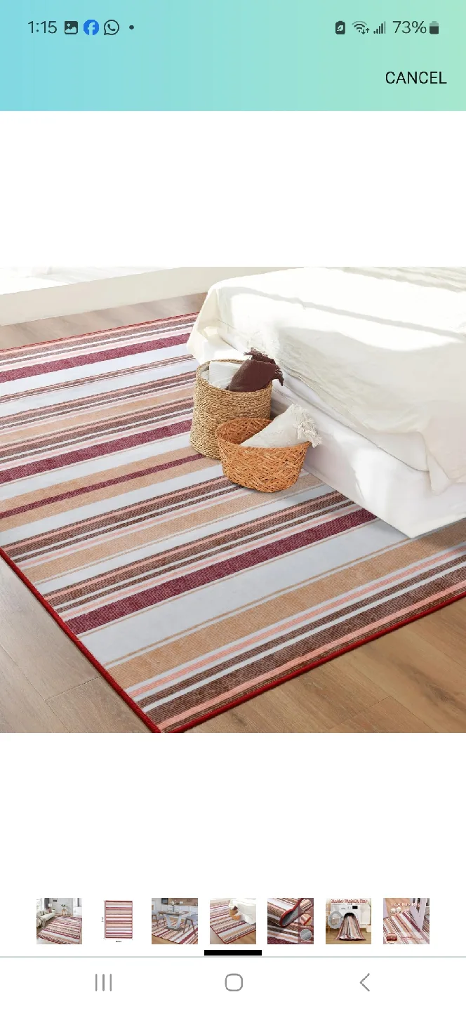 Striped Area Rug - 5x7 image indicator(4)