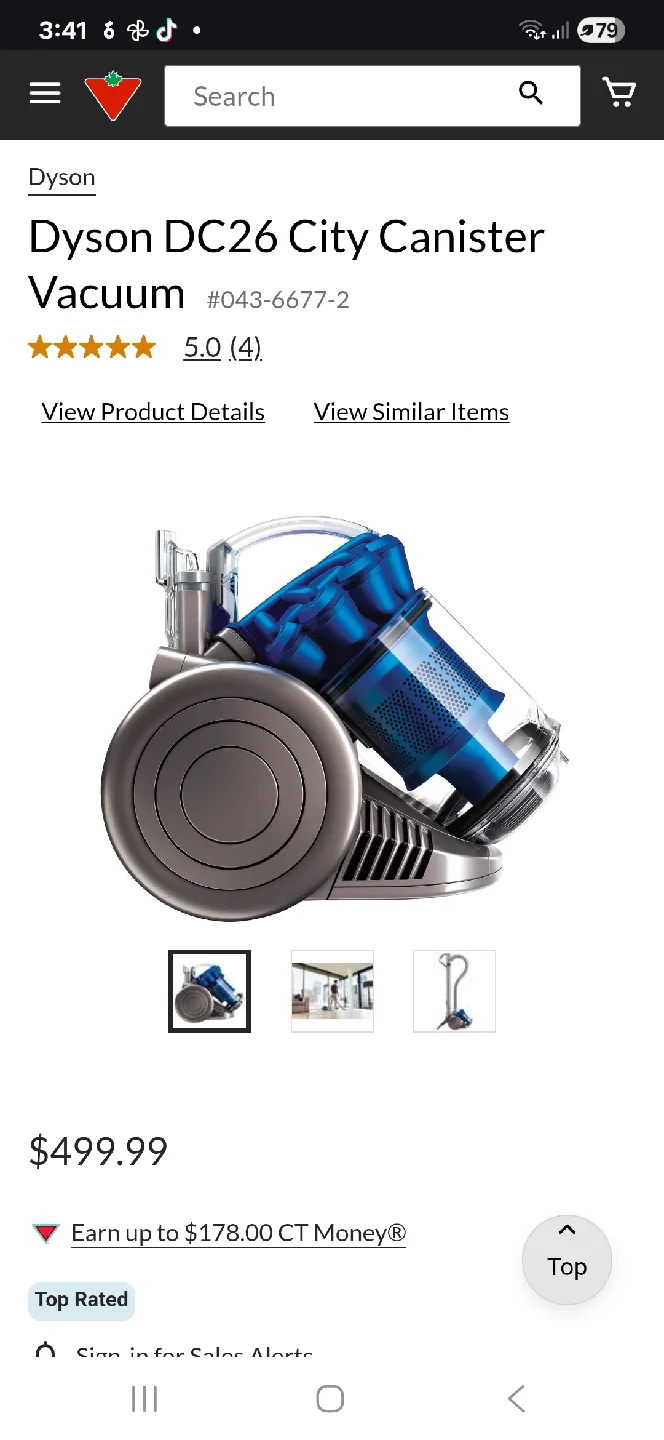 Dyson DC26 City Canister Vacuum - make an offer image indicator(4)