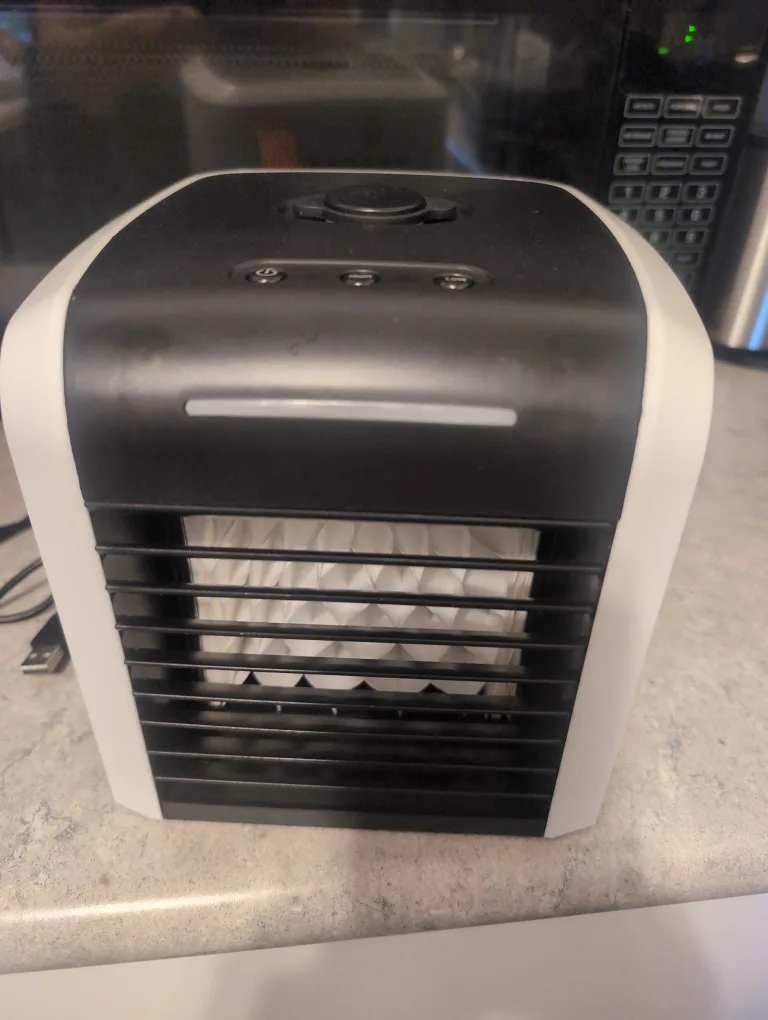 mini desk Portable fan cooler thumbnail