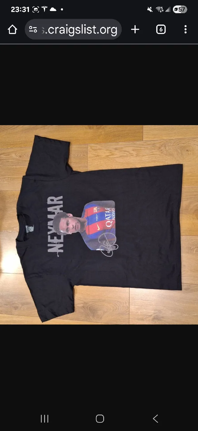 Black Cotton T-Shirts - The Prince & Neymar Designs image indicator(2)