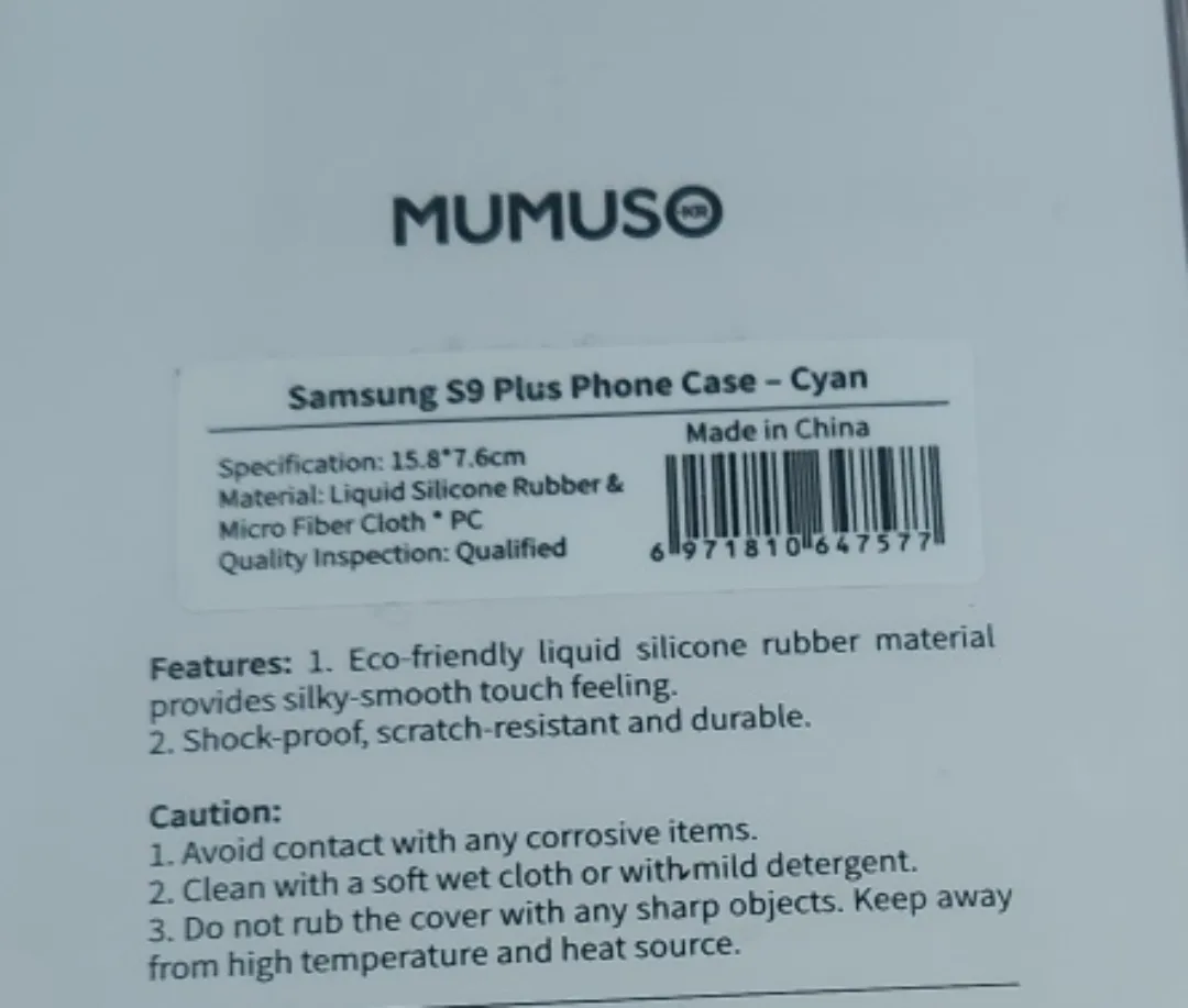 🥕 Samsung S9 Plus Cyan Phone Case - New image indicator(2)