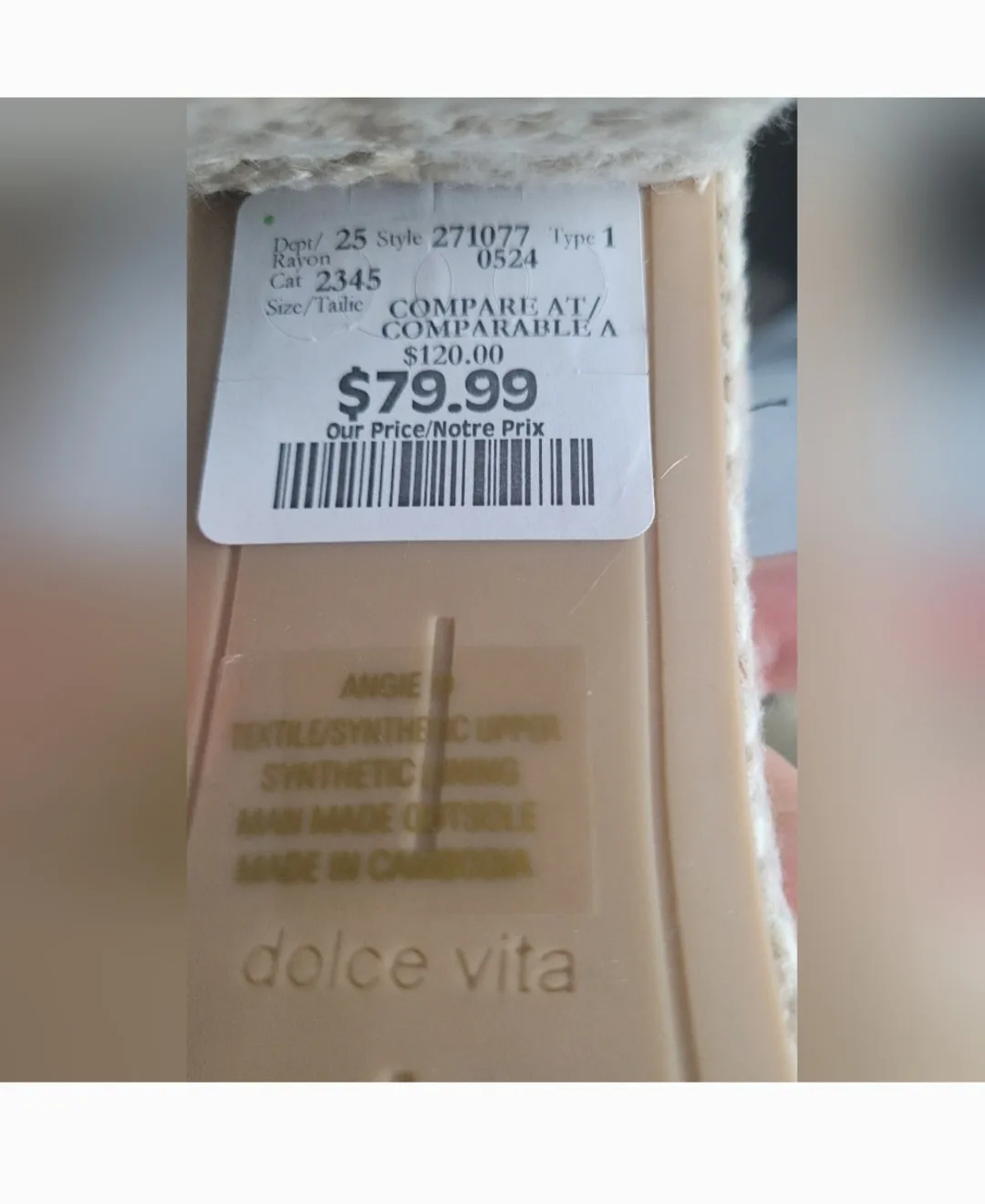 Dolce Vita Tan Espadrille Platform Sandals- Size 9 image indicator(8)