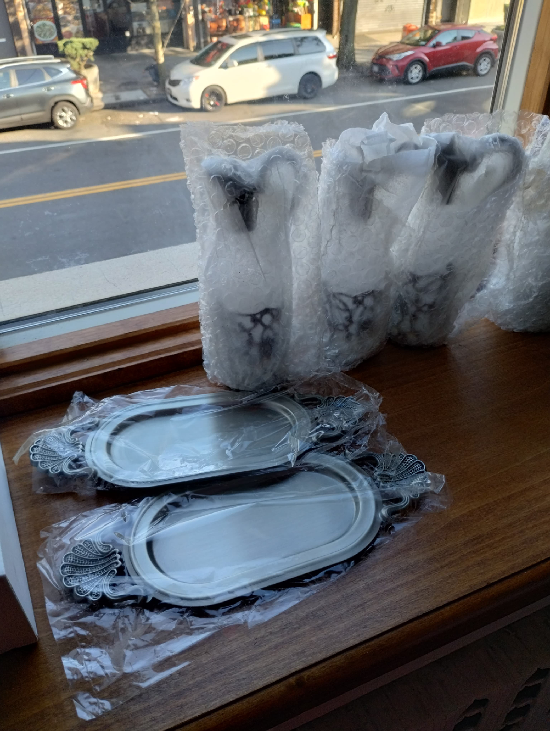 Oil & Vinegar Cruets with Tray - photo 5