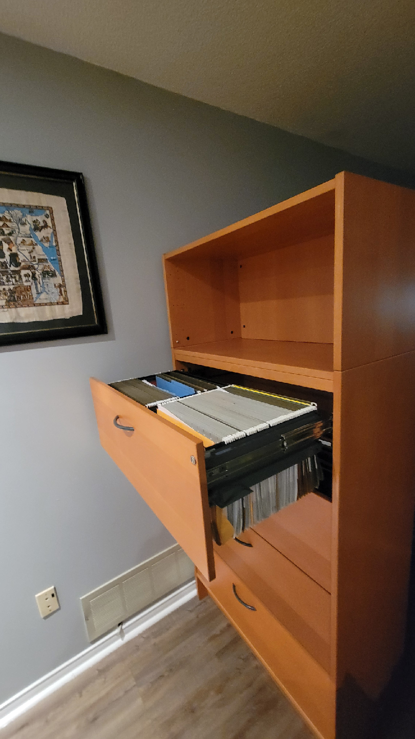 IKEA Wooden Filing Cabinet - photo 3