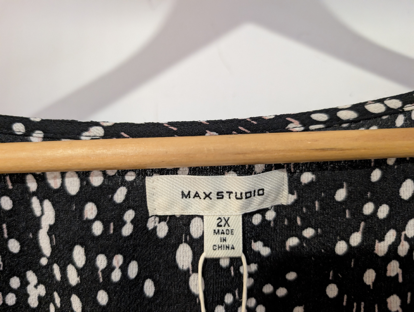 Max Studio Black Ivory Rose Dress - 2X - photo 4