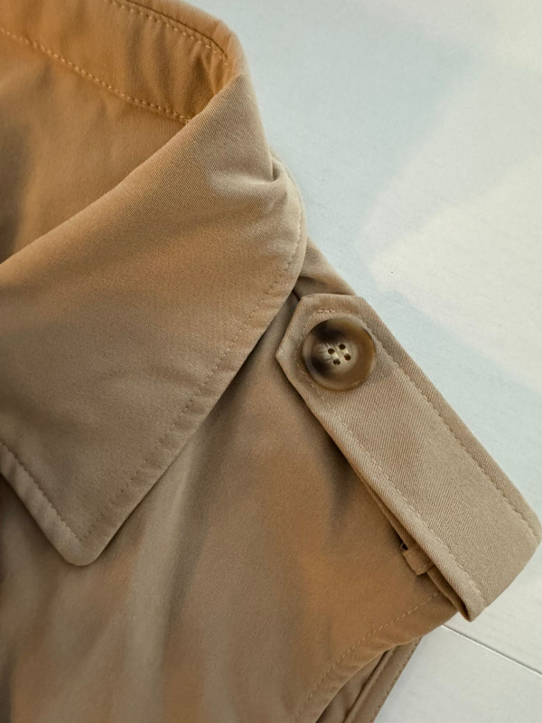 H&M Beige Sleeveless Blazer Vest