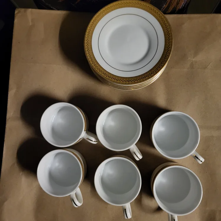 Casa Elite Italian Designed Tea Cup & Saucer Set image indicator(2)