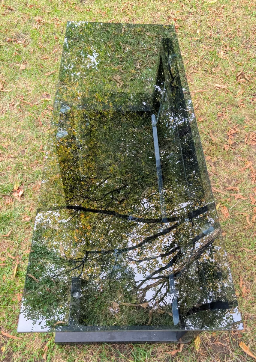 Glass Top Console Table - 52x20 inches thumbnail