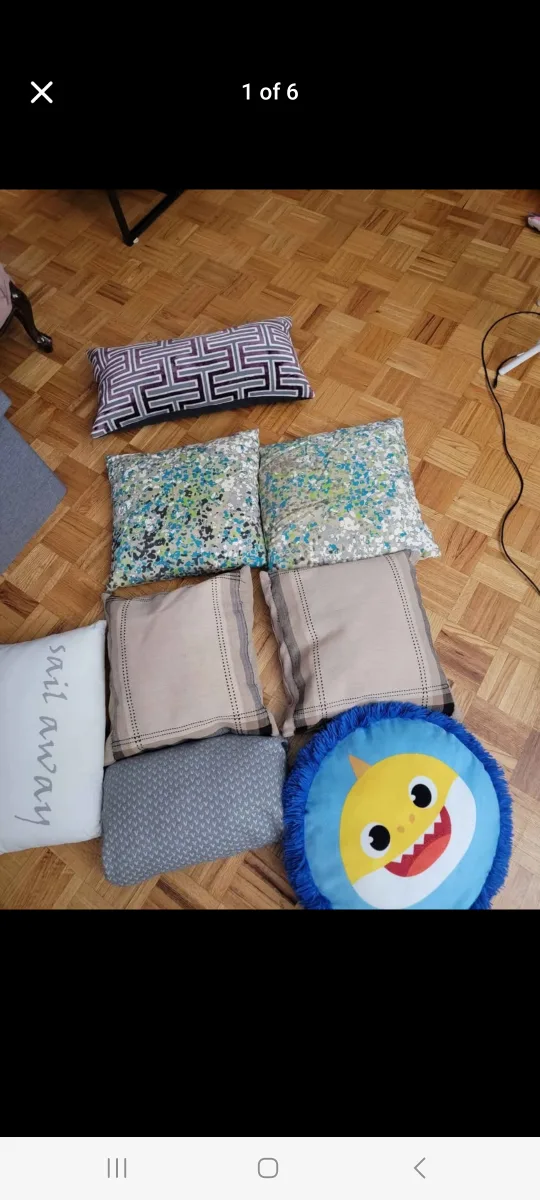 Assorted Decorative Throw Pillows
