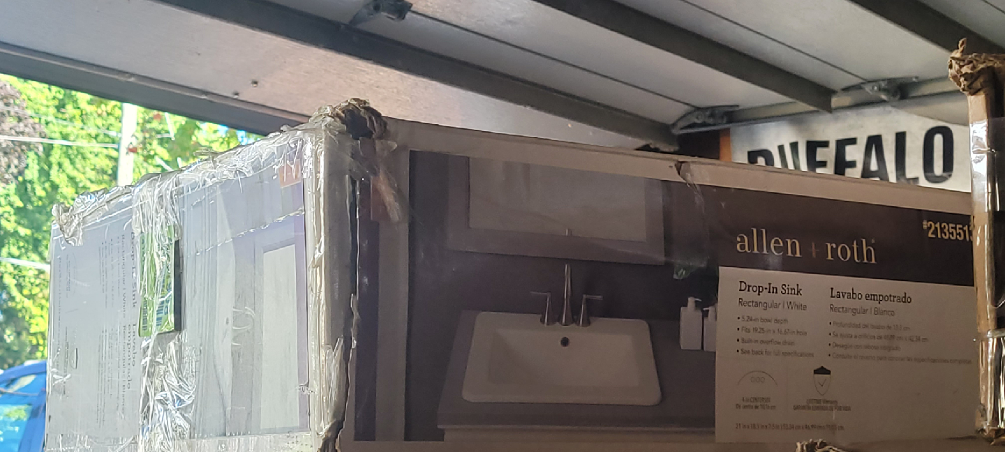 allen + roth Drop-In Sink - New in Box