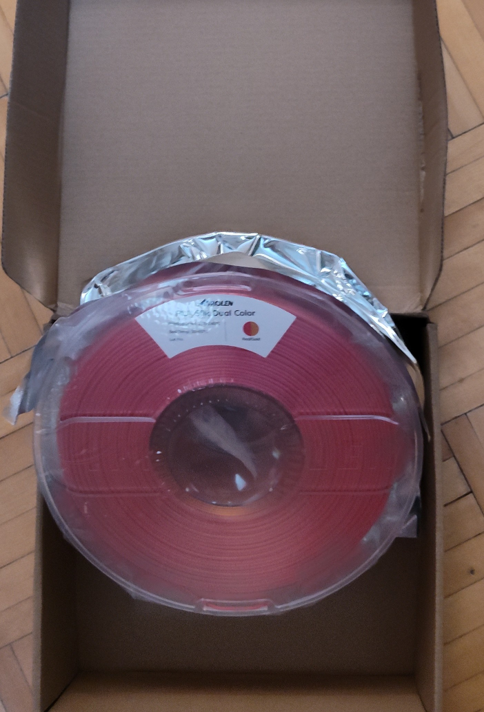 Amolen PLA Silk Dual Color 3D Printer Filament - NEW 🥕 - photo 2