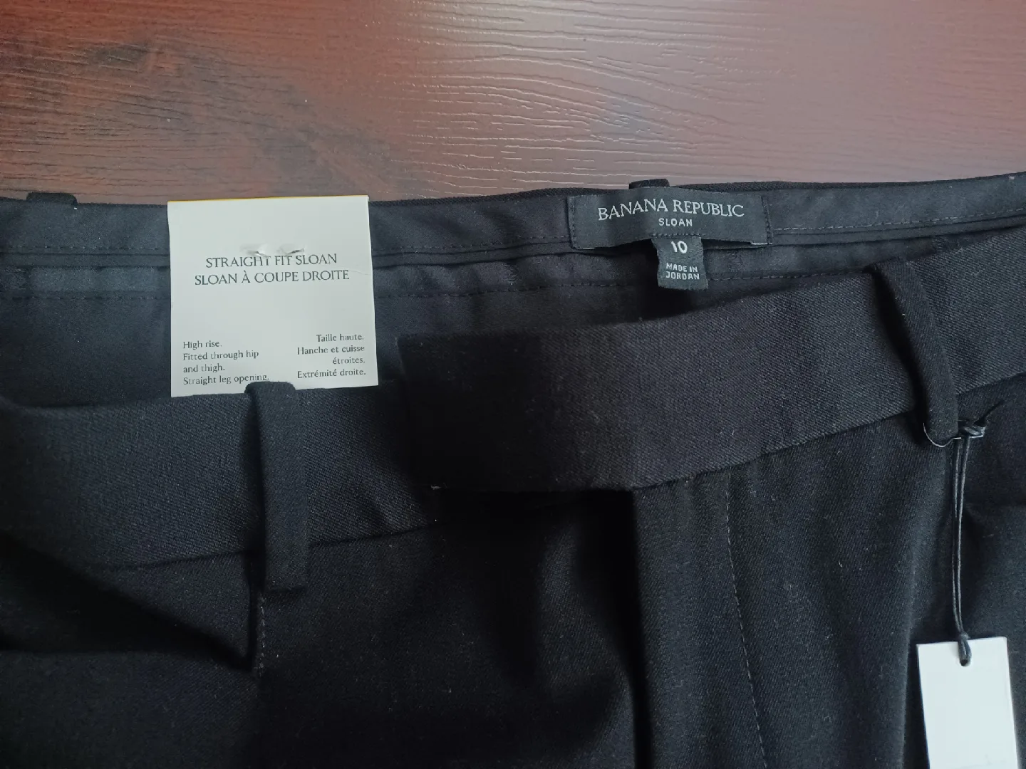 New Banana Republic Sloan Straight Fit Pants - Size 10 image indicator(2)
