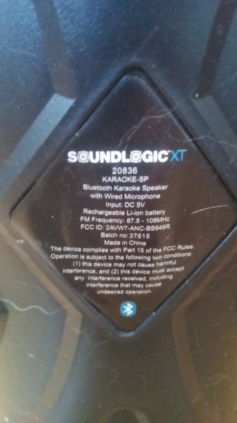 Soundlogic XT Karaoke Bluetooth Speaker - photo 4