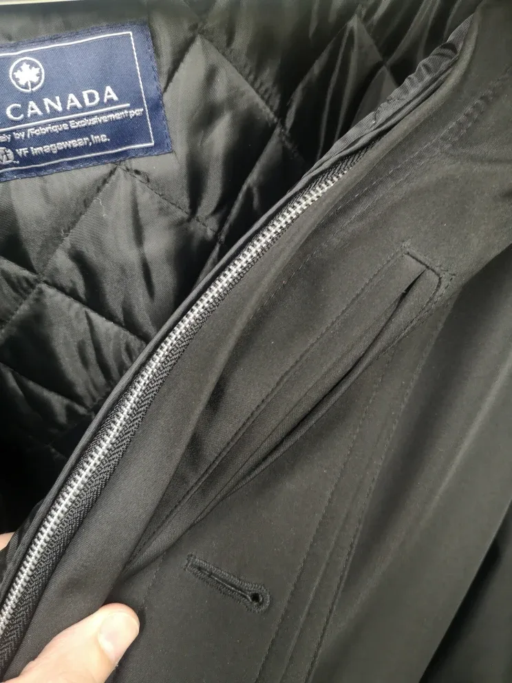 New Pilot Trenchcoat - Black Beltless - Philippines Air Canada image indicator(3)
