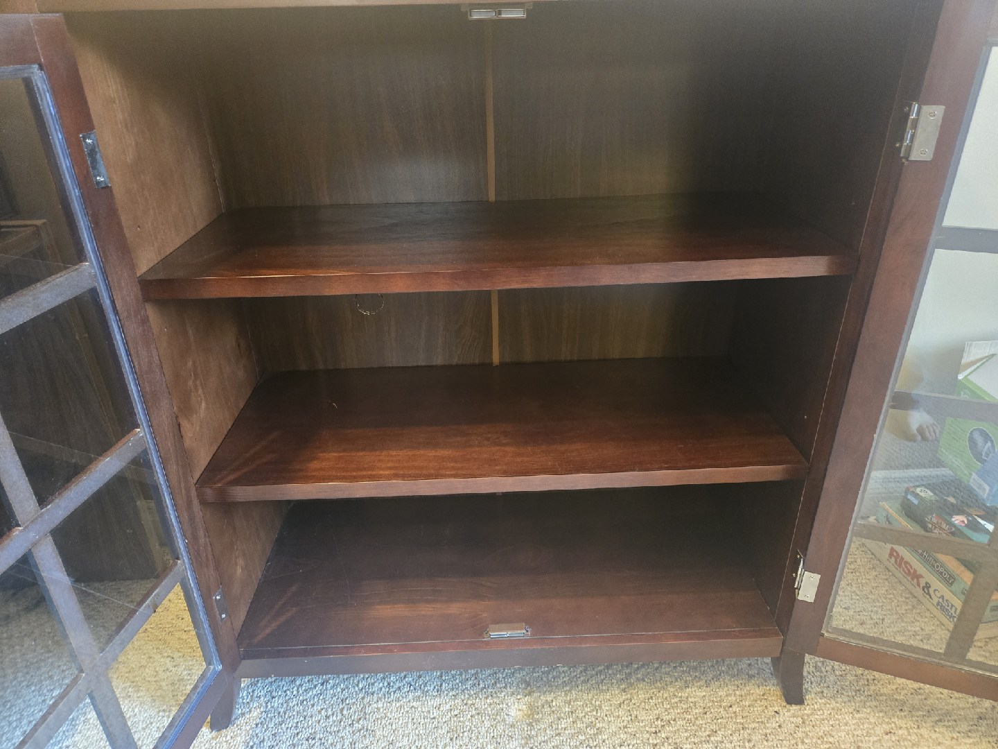 Wooden Cabinet with Glass Doors - photo 3