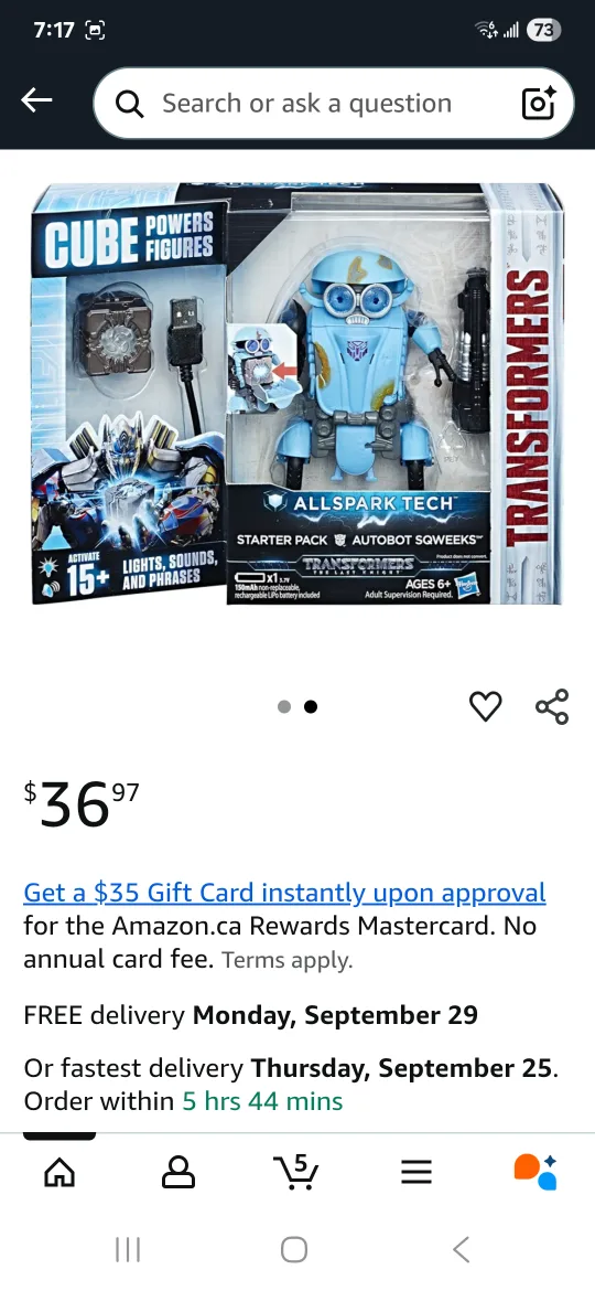 Brand New Autobot TRANSFORMERS Allspark Tech