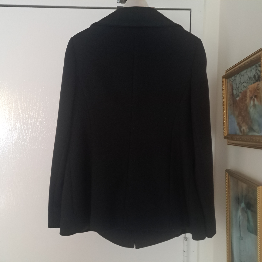 Aritzia Talula Babaton Black Wool Blend Coat - Large - photo 3