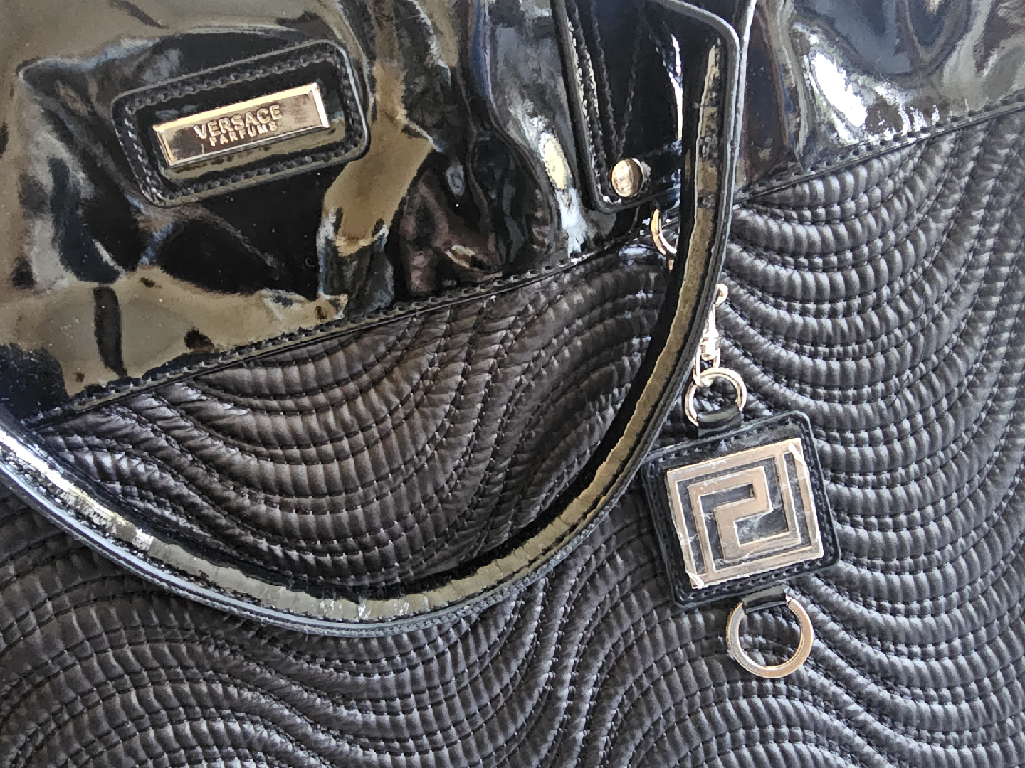 Versace Parfums Black Tote Bag - photo 2