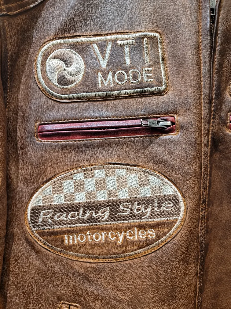 VTI Classics Leather Jacket, Brown image indicator(3)