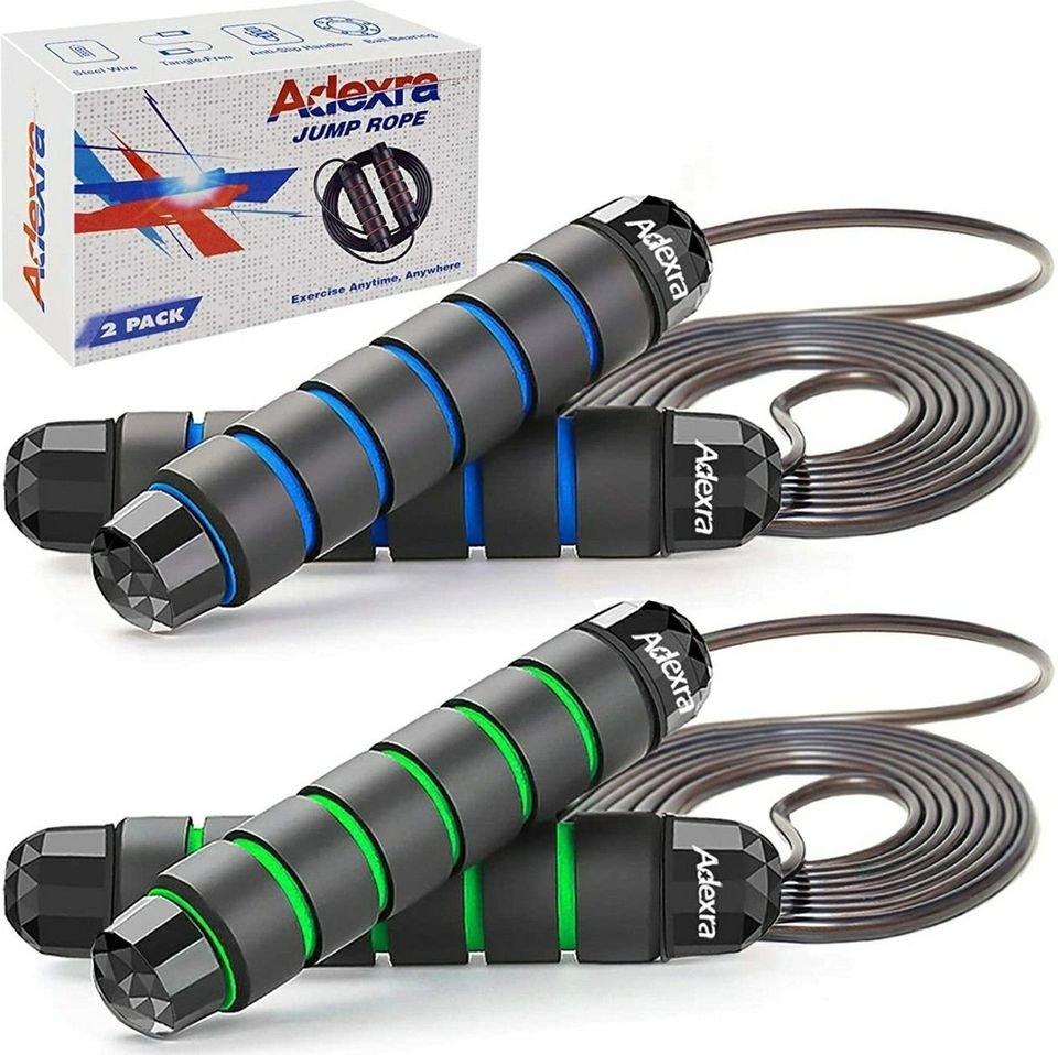 Jump Rope Tangle-Free with Ball Bearing Adjustable