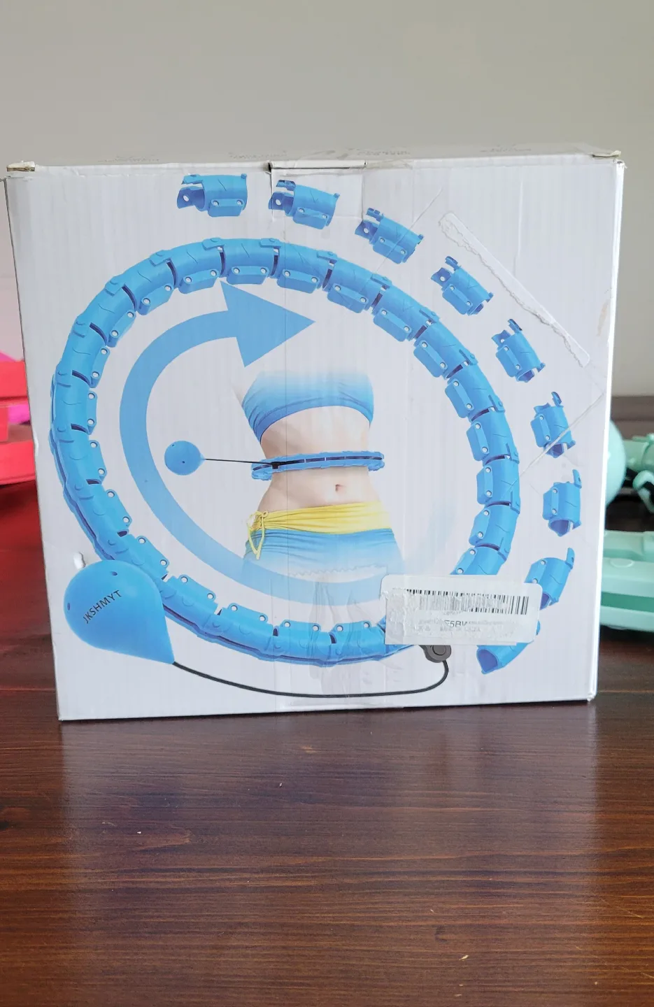 Weighted Hula Hoop - 47 inch, Cyan image indicator(2)