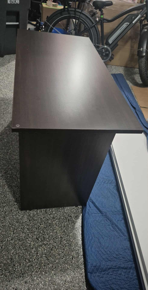 Dark Brown Office Desk - photo 4