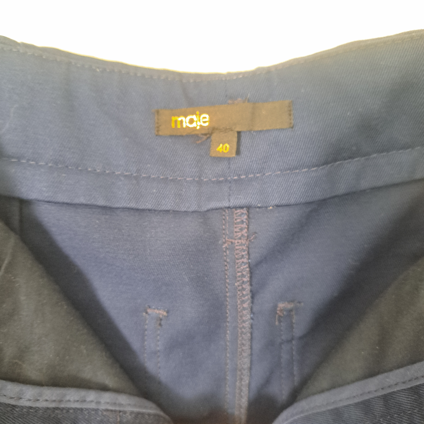 Maje Blue Pants Size 40 - photo 4