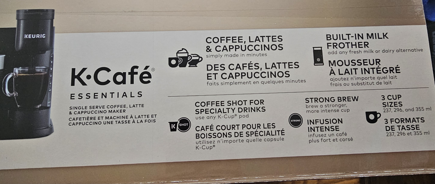 Keurig K-Cafe Essentials Single Serve Coffee Maker Milk Frother - photo 3
