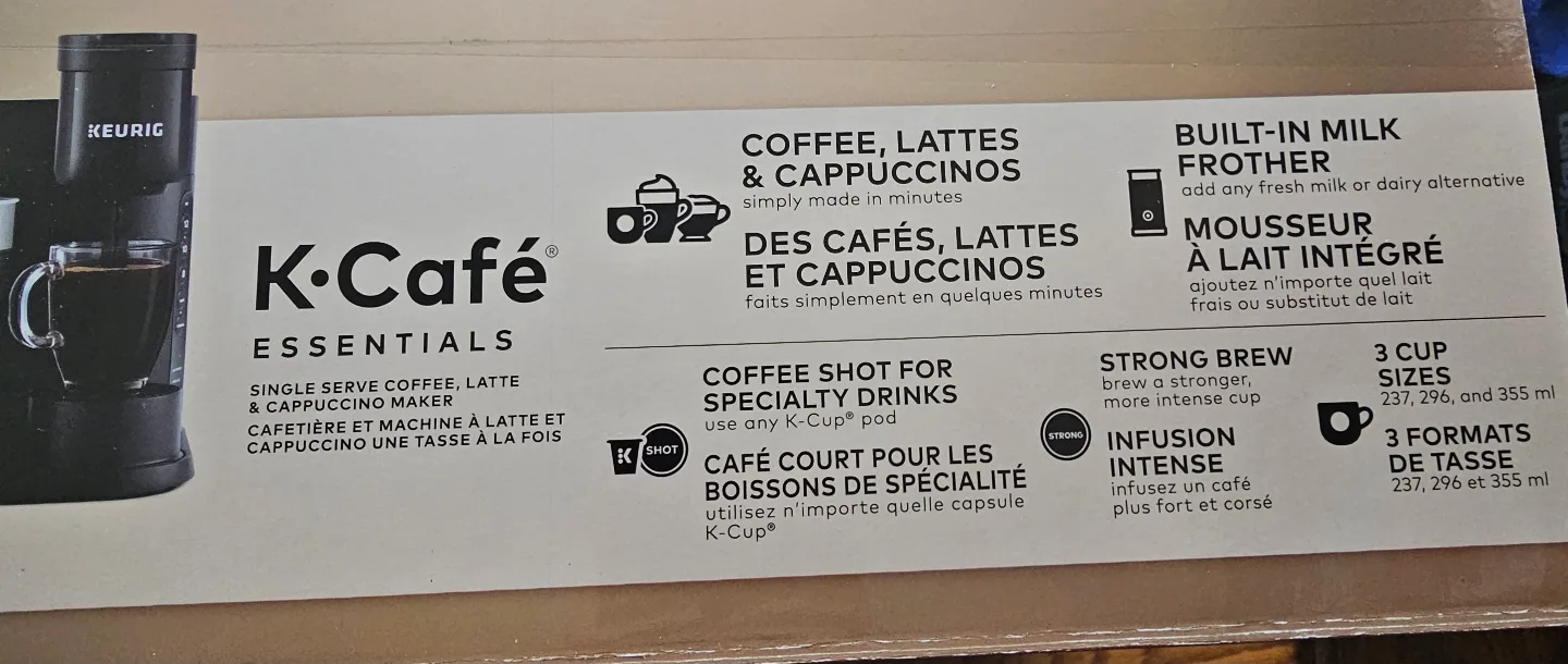 Keurig K-Cafe Essentials Single Serve Coffee Maker Milk Frother image indicator(3)