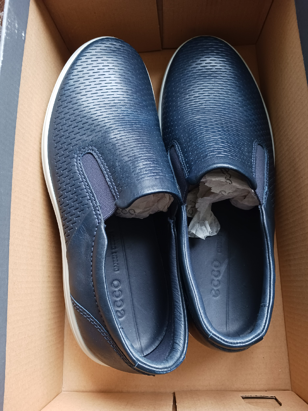 ECCO SKO A/S Blue Navy Slip-On Shoes