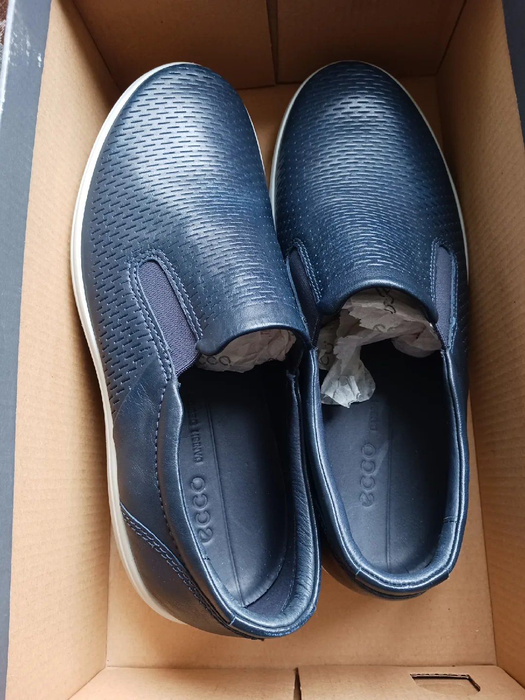 ECCO SKO A/S Blue Navy Slip-On Shoes thumbnail
