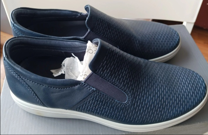 ECCO SKO A/S Blue Navy Slip-On Shoes - photo 5