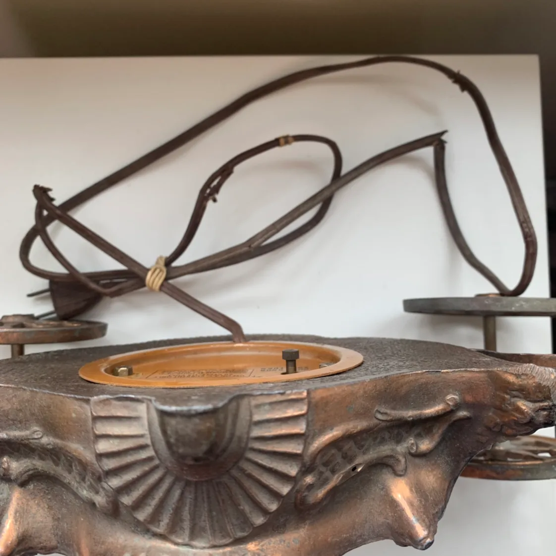 Antique clock (for decoration only) image indicator(2)