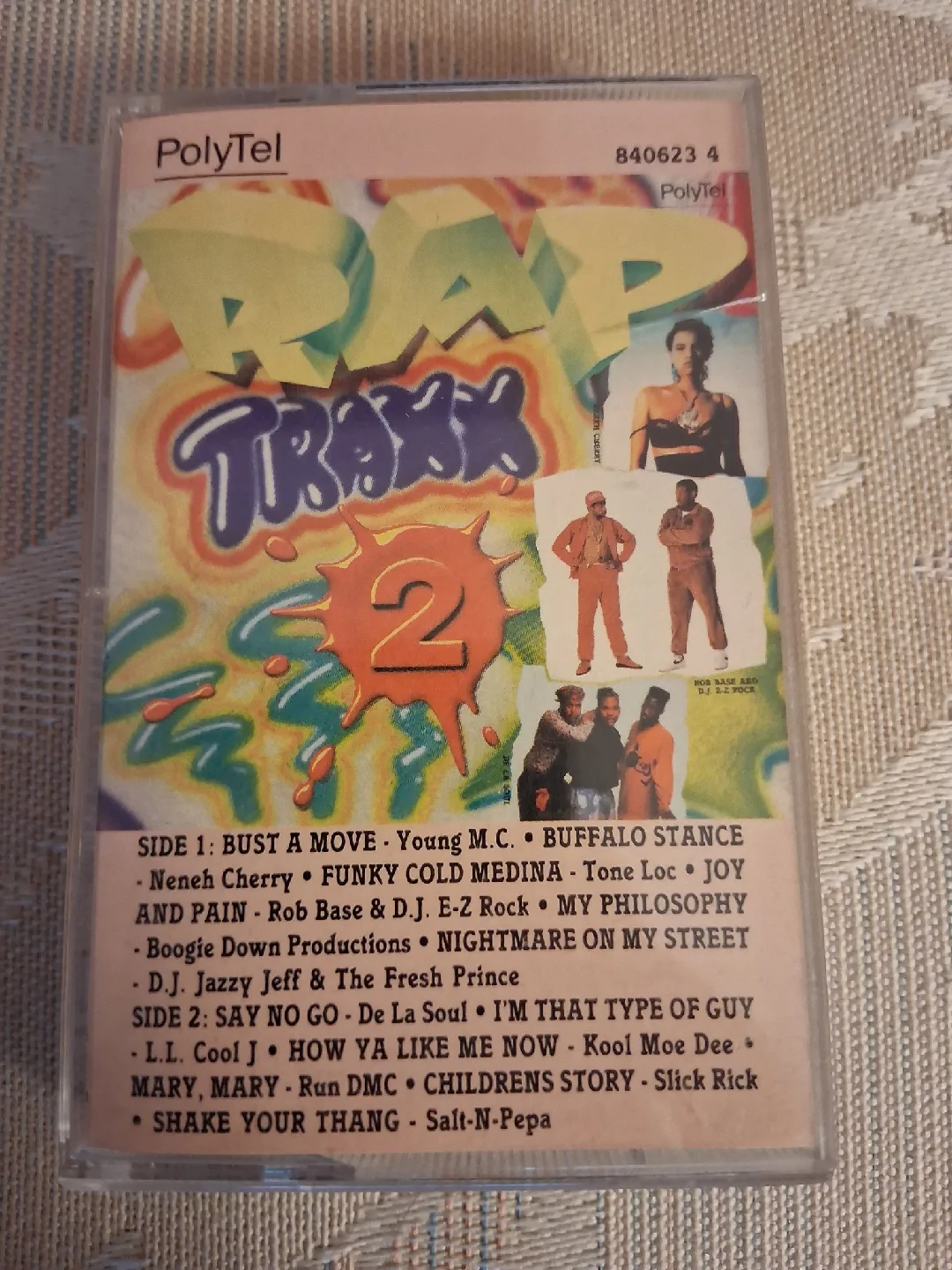 Rap Traxx 2 Cassette Tape  - 1989 thumbnail