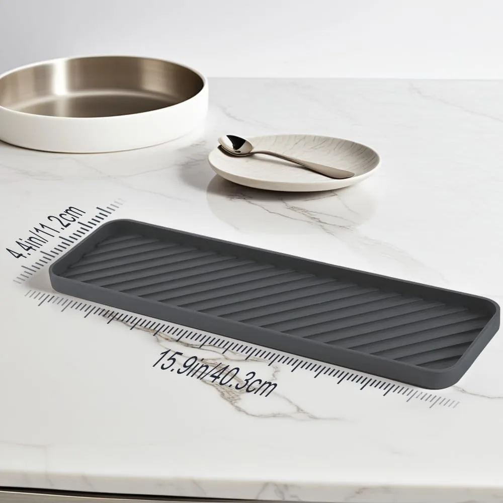 Silicone Faucet Handle Drip Catcher Tray - NEW 🥕 image indicator(2)