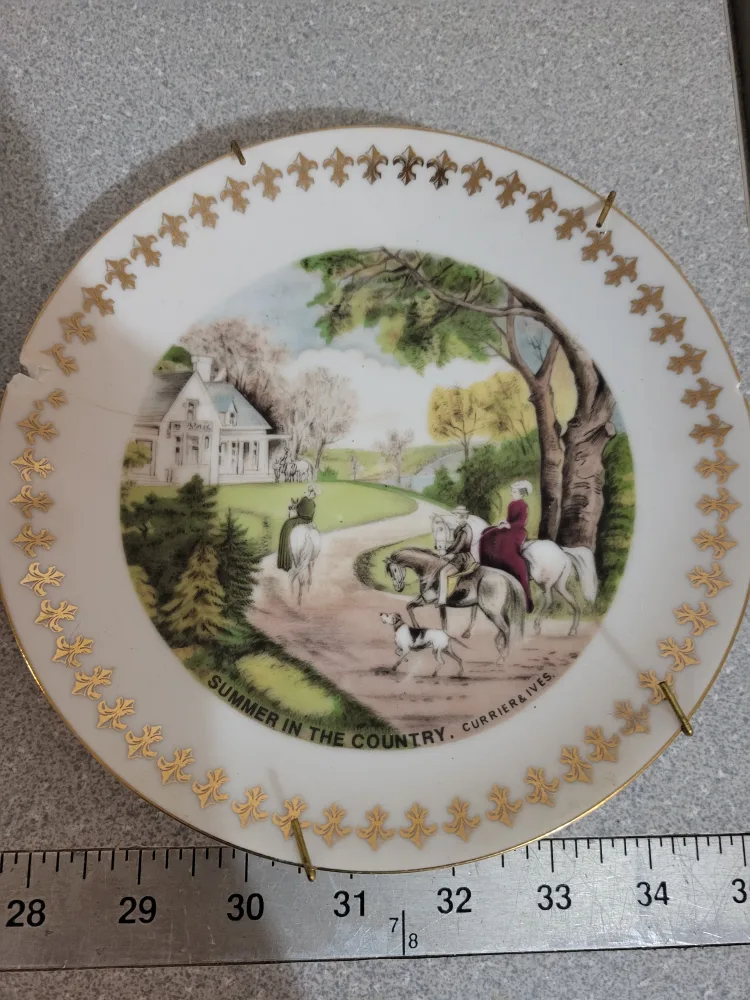 Currier & Ives Decorative Plates (Set of 4) image indicator(4)